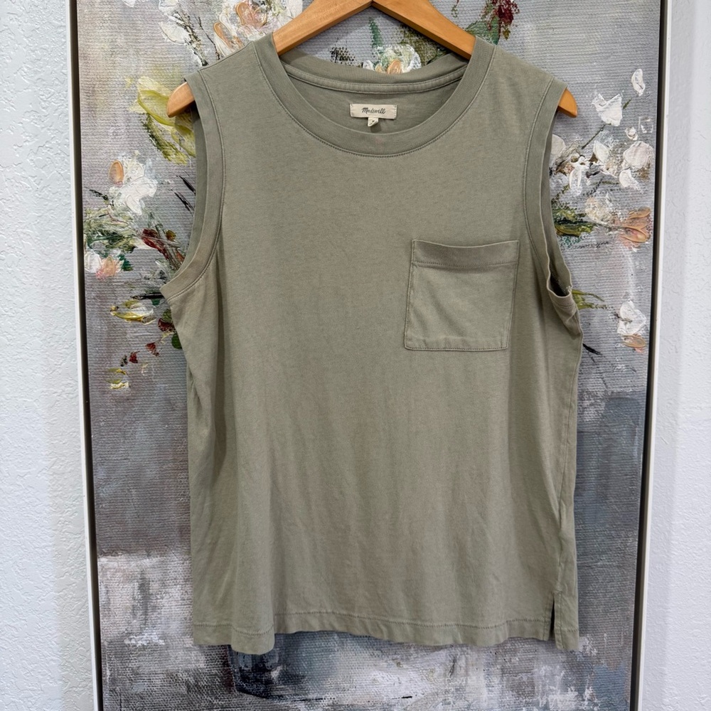 Madewell Softfade Cotton Oversized Muscle Tank